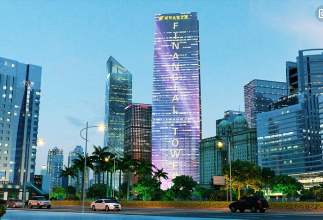 臺式雙屏訪客機(jī)TSV-5SC進(jìn)駐廣州地標(biāo)--越秀金融大廈